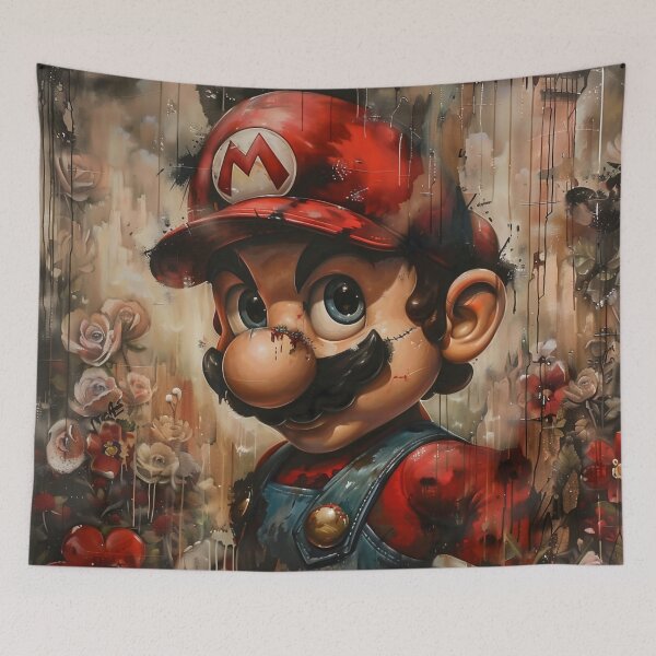 Item preview, Plumber Frankenstein among Flowers designed and sold by Quijote-.