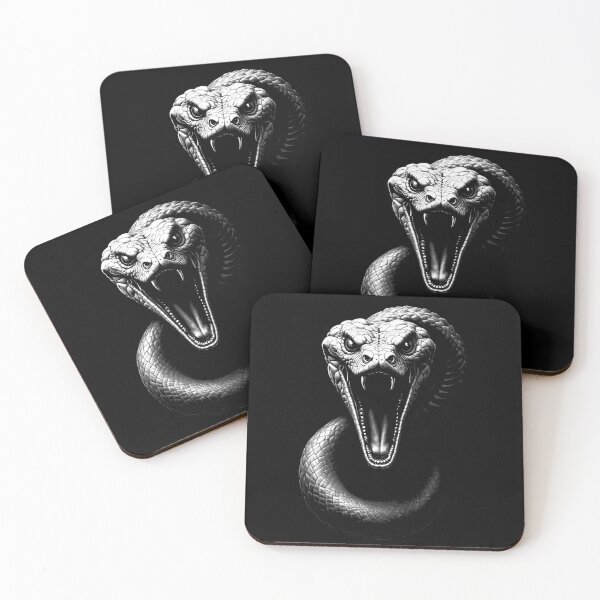 Aperçu de l'œuvre Scary Snake Mounth Wide Open Amoureux des reptiles Herpétologue créée et vendue par stylesip.