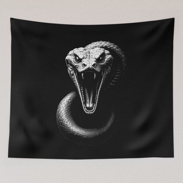 Item preview, Scary Snake Mounth Wide Open Reptile Lover Herpetologist designed and sold by stylesip.