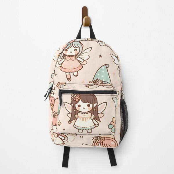 Item preview, Charming Fairy Pattern with Pastel Umbrellas and Clouds designed and sold by CitrineLinker.