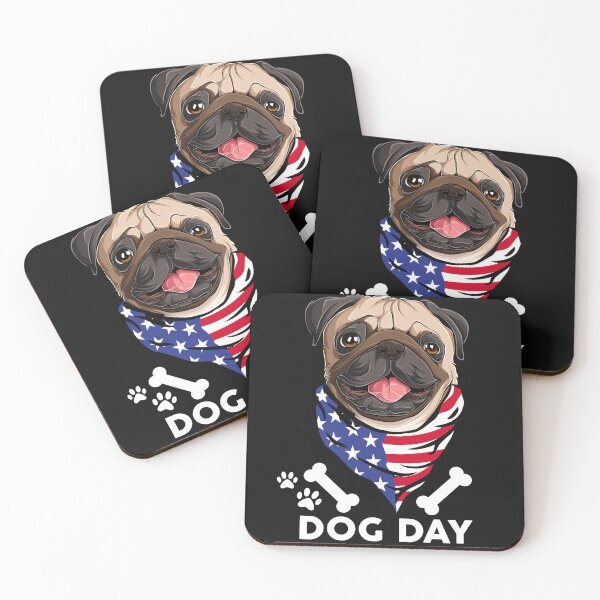 Item preview,  Dog days funny  designed and sold by Playful Strokes pom@pom.