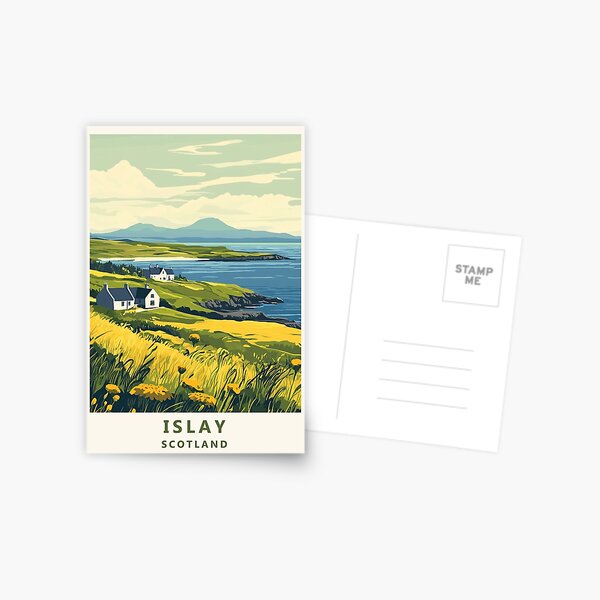 Item preview, Isle of Islay, Scotland travel poster designed and sold by JJAArt.