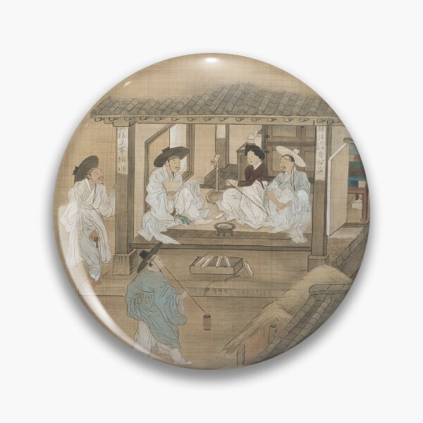 Item preview, Korean Painting Minhwa Traditional Korean Art Vintage Life Folk Art designed and sold by allpalgo.