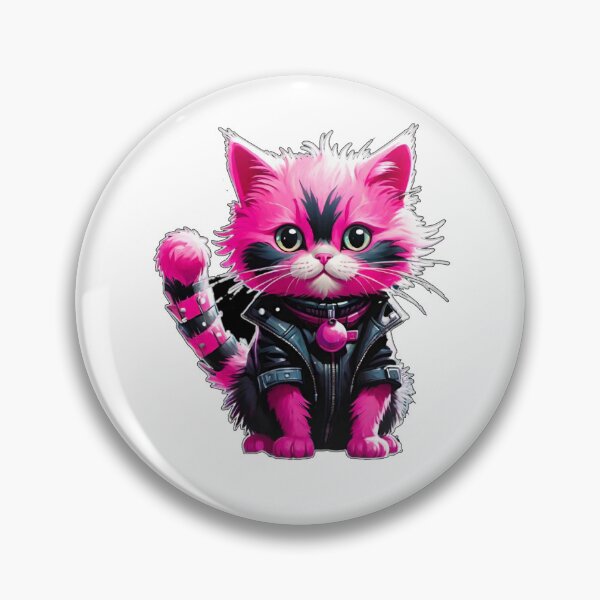 Item preview, Cute punk cat  art design #cat lover1 designed and sold by sdartproject.
