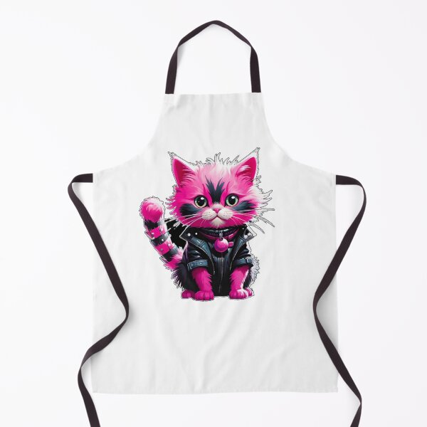 Item preview, Cute punk cat art design #cat lover1 designed and sold by sdartproject.