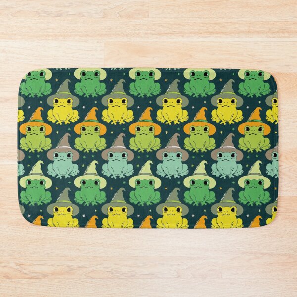Item preview, Cute Halloween Frogs | Green, Orange, and Yellow designed and sold by colorofmagic.