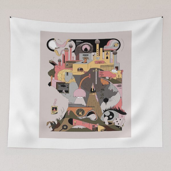 Item preview, Surreal Cityscape: Dreamlike Architectural Collage designed and sold by vanconchRRb.
