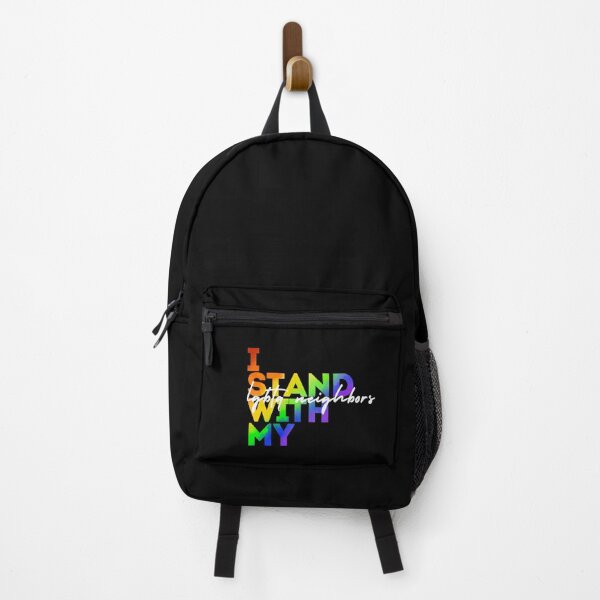 Item preview, I Stand With My LGBTQ Neighbors designed and sold by Kiwis-Colors.