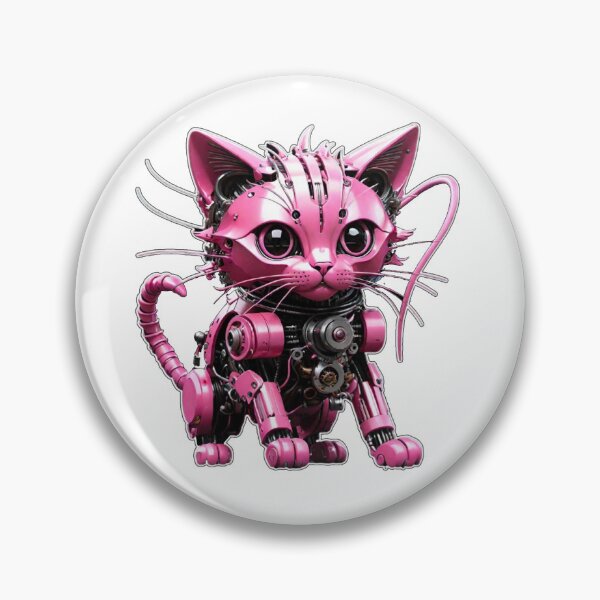Item preview, Cute punk iron cat  art design #cat lover1 designed and sold by sdartproject.
