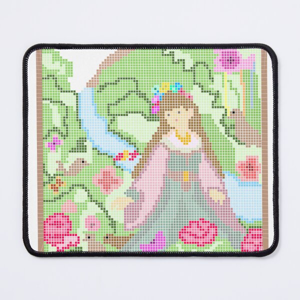 Item preview, Pixel Arts, Girl in a Nature Garden. designed and sold by MigWhimsy.