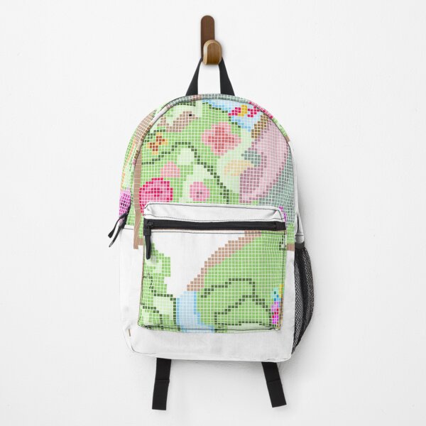 Item preview, Pixel Arts, Girl in a Nature Garden. designed and sold by MigWhimsy.
