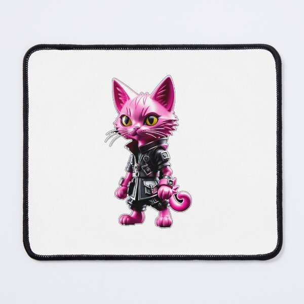 Item preview, Cute punk iron cat  art design #cat lover1 designed and sold by sdartproject.