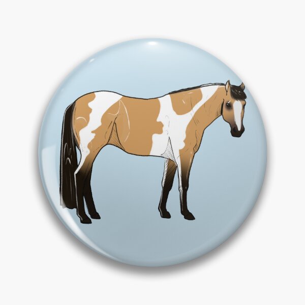 Item preview, Buckskin Tobiano American Quarter Horse designed and sold by Kgerdoodles.