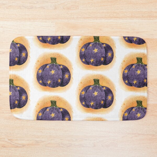 Item preview, Witchy Autumn Fall Purple Pumpkin and Stars designed and sold by WildWoodlandWitch.