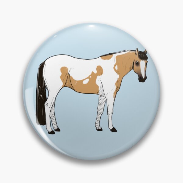 Item preview, Buckskin Tovero American Quarter Horse designed and sold by Kgerdoodles.