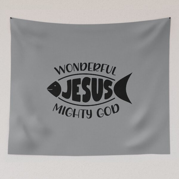 Item preview, Wonderful, Jesus, Mighty God designed and sold by simplydesignart.