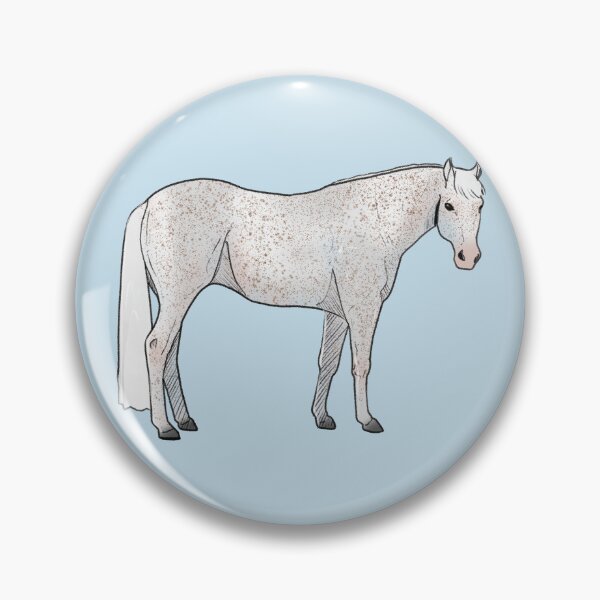Item preview, Chestnut Flea-Bitten Gray American Quarter Horse designed and sold by Kgerdoodles.