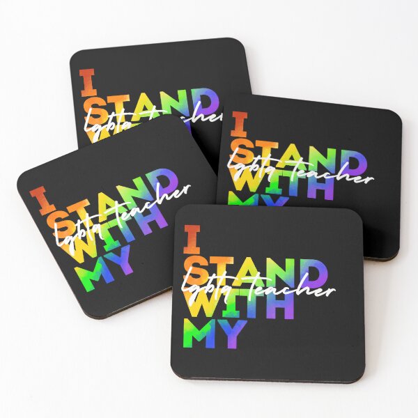Item preview, I Stand With My LGBTQ Teacher designed and sold by Kiwis-Colors.