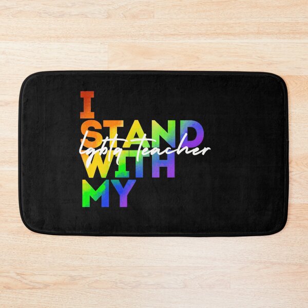 Item preview, I Stand With My LGBTQ Teacher designed and sold by Kiwis-Colors.