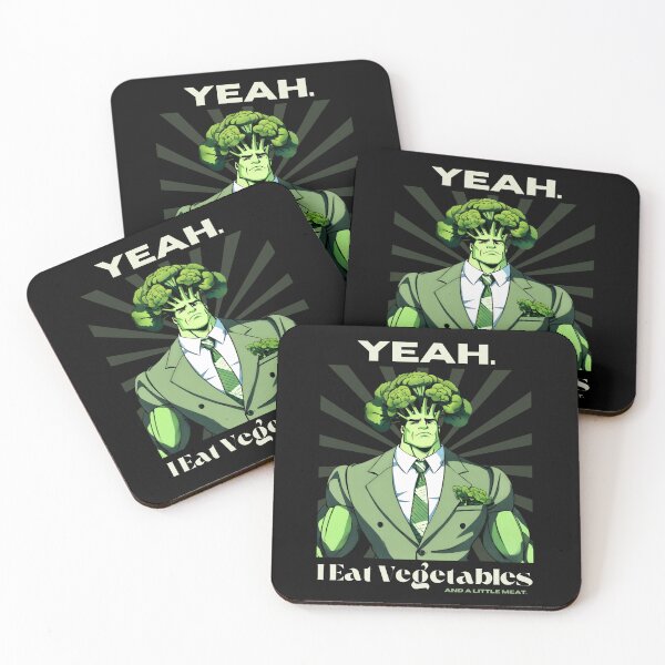 Item preview, Yeah I eat Vegetables and a little meat design funny designed and sold by Smashedjack.