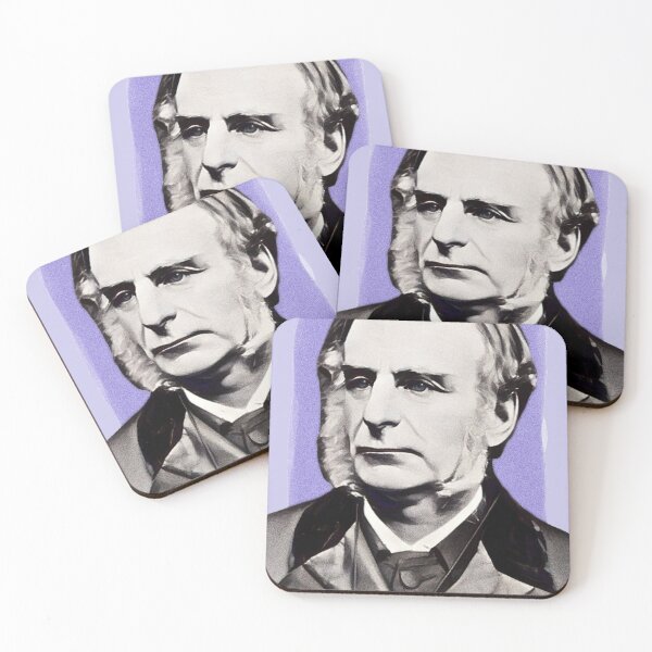 Item preview, English Priest Charles Kingsley - Purple - illustration  designed and sold by Litstoy.