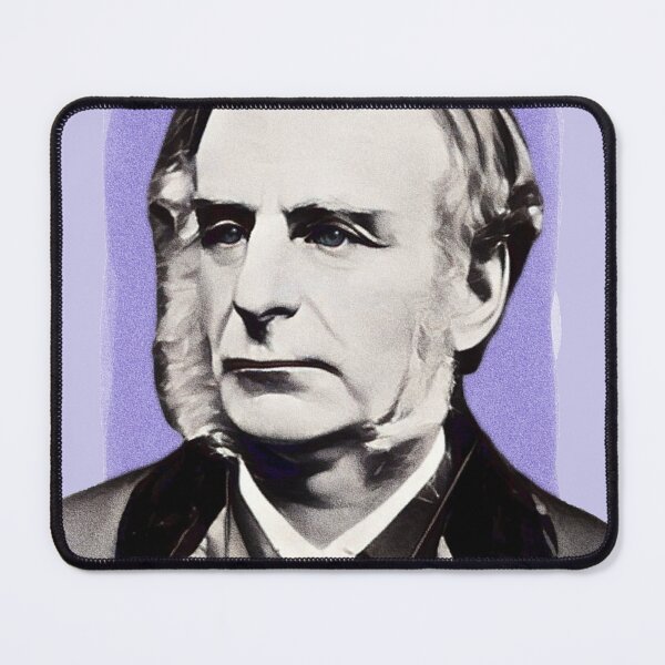 Item preview, English Priest Charles Kingsley - Purple - illustration designed and sold by Litstoy.