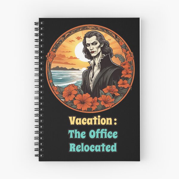 Item preview, Workaholic Vampire by The Beach - Vacation, The Office Relocated designed and sold by Ridiculam Toga.