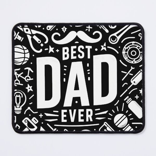 Item preview, Best Dad Ever! designed and sold by OzzFrequency.