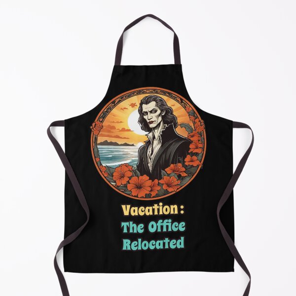 Item preview, Workaholic Vampire by The Beach - Vacation, The Office Relocated designed and sold by Ridiculam Toga.