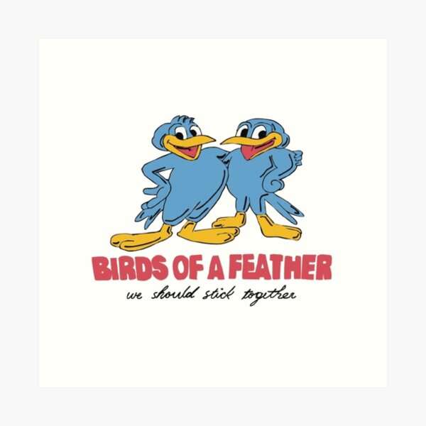 Item preview, birds of a feather  designed and sold by not me.