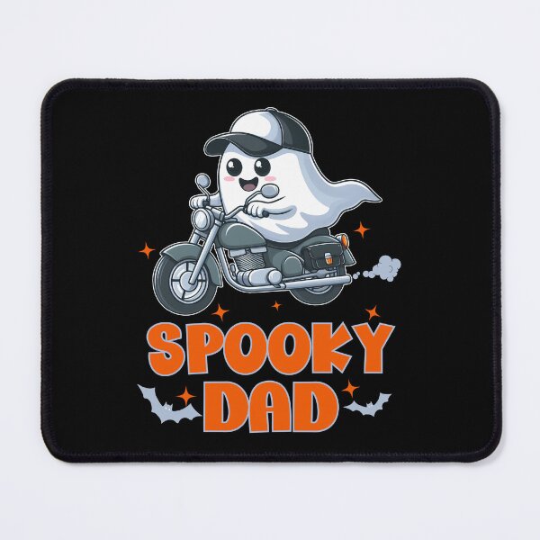Item preview, Spooky Dad Funny Motorcycle Ghost Boo Halloween Men designed and sold by NiibDesigns.