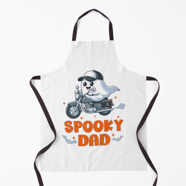 Item preview, Spooky Dad Funny Motorcycle Ghost Boo Halloween Men designed and sold by NiibDesigns.