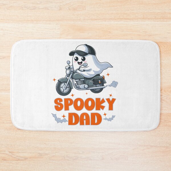 Item preview, Spooky Dad Funny Motorcycle Ghost Boo Halloween Men designed and sold by NiibDesigns.