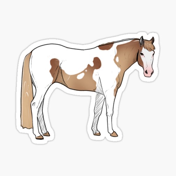Item preview, Pangare Chestnut Tovero American Quarter Horse designed and sold by Kgerdoodles.