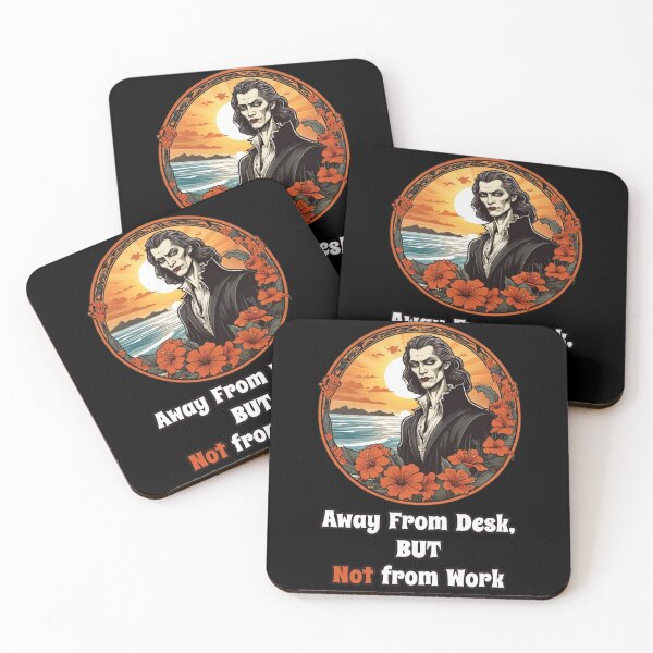 Item preview, Workaholic Vampire by The Beach - Away From Desk, BUT Not from Work designed and sold by Ridiculam Toga.