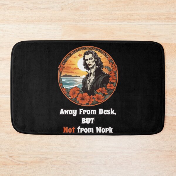 Item preview, Workaholic Vampire by The Beach - Away From Desk, BUT Not from Work designed and sold by Ridiculam Toga.