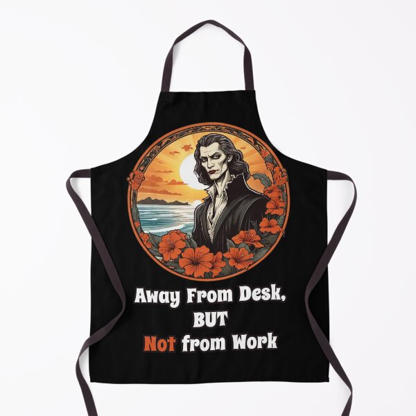 Item preview, Workaholic Vampire by The Beach - Away From Desk, BUT Not from Work designed and sold by Ridiculam Toga.