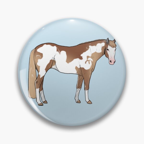 Item preview, Pangare Chestnut Overo American Quarter Horse designed and sold by Kgerdoodles.