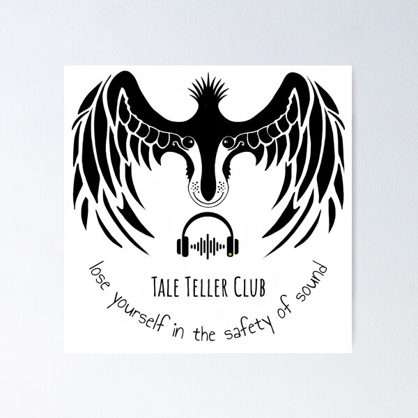 Tale Teller Club Logo Poster