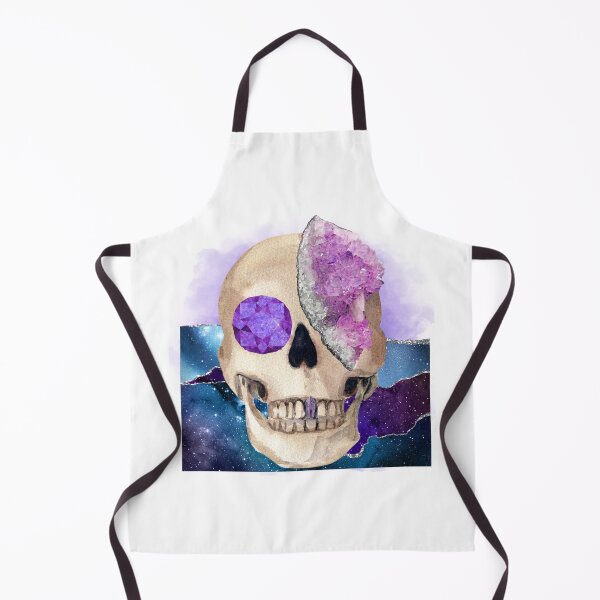 Item preview, Witchy Mystical Amethyst Skull designed and sold by WildWoodlandWitch.