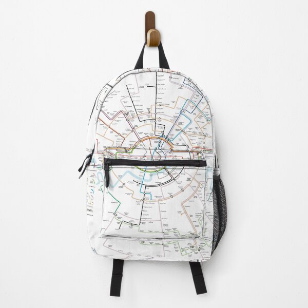 Item preview, concentric circle London tube map designed and sold by spooknik.