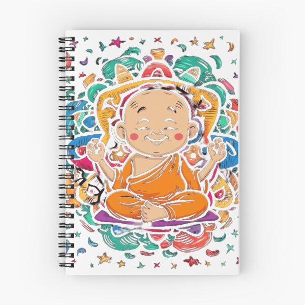Item preview, Peaceful Little Monk Meditating designed and sold by XquisiteFashion.