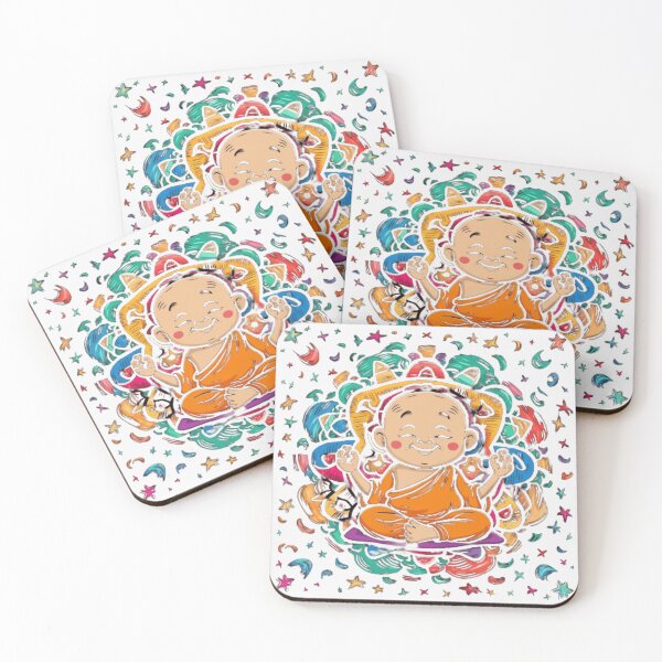 Item preview, Peaceful Little Monk Meditating designed and sold by XquisiteFashion.