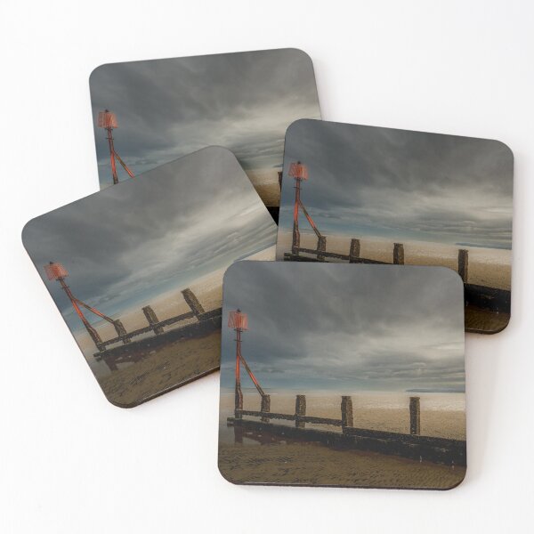 Item preview, Wooden Groynes on the beach at Redcar designed and sold by MichaelBShannon.