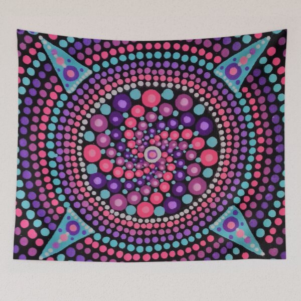 Item preview, Purple dot mandala  designed and sold by JWRocks.
