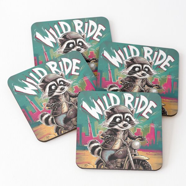Item preview, Urban Raccoon Biker designed and sold by DIUMERI.