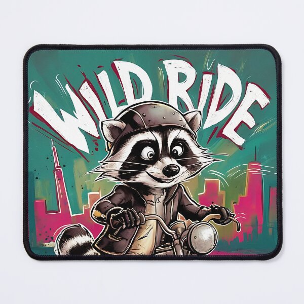 Item preview, Urban Raccoon Biker designed and sold by DIUMERI.