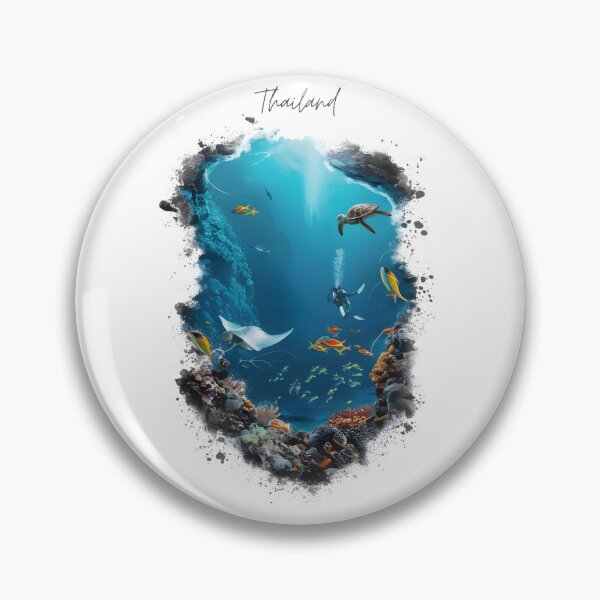 Item preview, Dive Thailand Aesthetic and Vibrant design designed and sold by Zibis09.