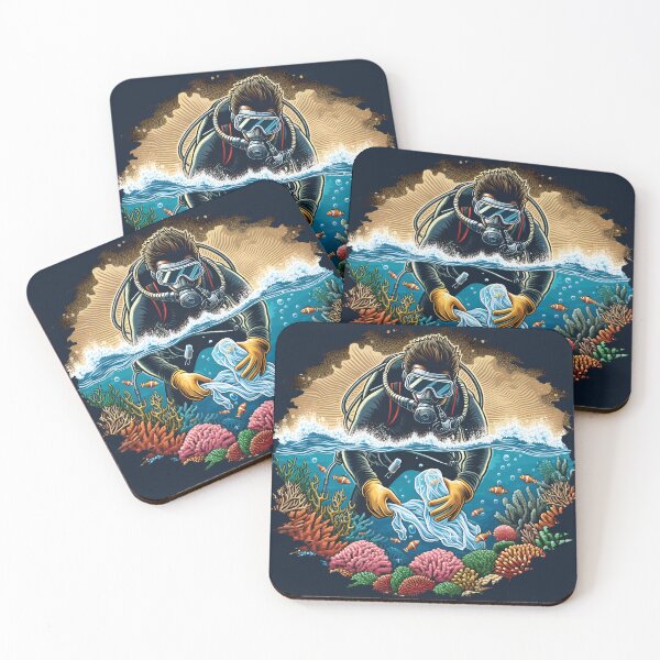 Item preview, Guardian of the Coral Reefs designed and sold by EcoArtShop.