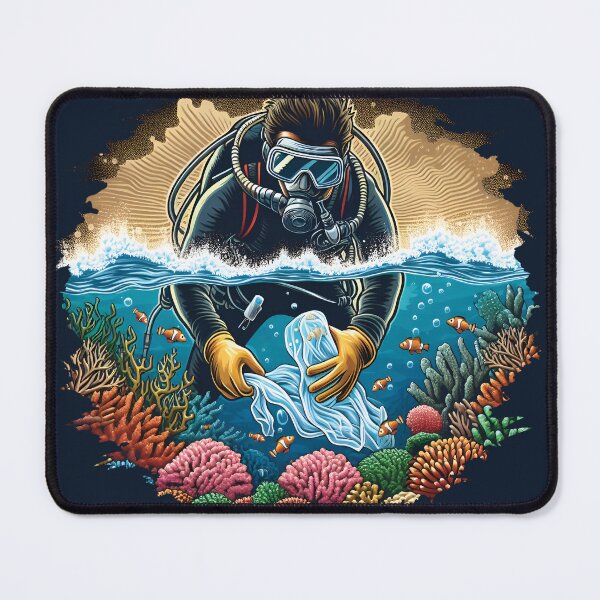 Item preview, Guardian of the Coral Reefs designed and sold by EcoArtShop.